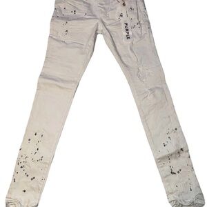 Purple Brand Jeans Mens Slim Fit Optic White P001 $265 Size 28